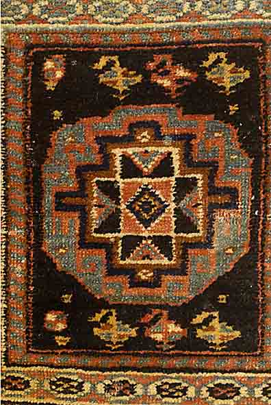 Afschar, Persien, ca. 65 Jahre, Wolle auf Baumwolle, ca. 35 x 36 cm, SchÄtzwert: 450.- EURO, EHZ: 2
