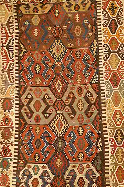 Akasary(Anatolien) Kelim, TÜrkei, um 1900, Wolle auf Wolle, ca. 348 x 170 cm, SchÄtzwert: 1800.- EURO, EHZ: 4
