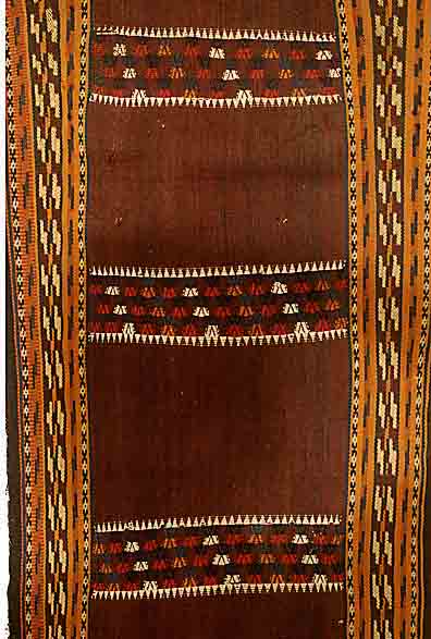 Zeltband.Torkmanestan, Rußland, um 1910, Wolle auf Wolle, ca. 770 x 53 cm, SchÄtzwert: 1850.- EURO, EHZ: 3