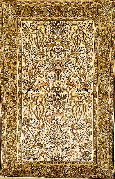 Ghom, Persien, ca. 50 Jahre, Wolle auf Baumwolle, ca. 204 x 131 cm, SchÄtzwert: 2200.- EURO, EHZ: 2