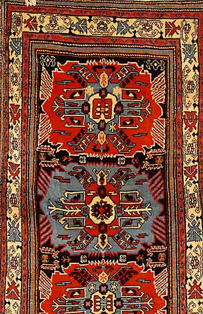 Azerbajan, Rußland, ca. 40 Jahre, Wolle auf Baumwolle, ca. 180 x 100 cm, SchÄtzwert: 1200.- EURO, EHZ: 3