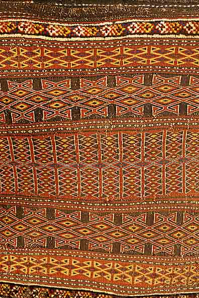 Tasche Ghaschagi, Persien, um 1910, Wolle auf Wolle, ca. 56 x 55 cm, SchÄtzwert: 950.- EURO, EHZ: 3