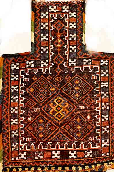 Salztasche Afschar, Persien, um 1940, Wolle auf Wolle, ca. 54 x 37 cm, SchÄtzwert: 1100.- EURO, EHZ: 2