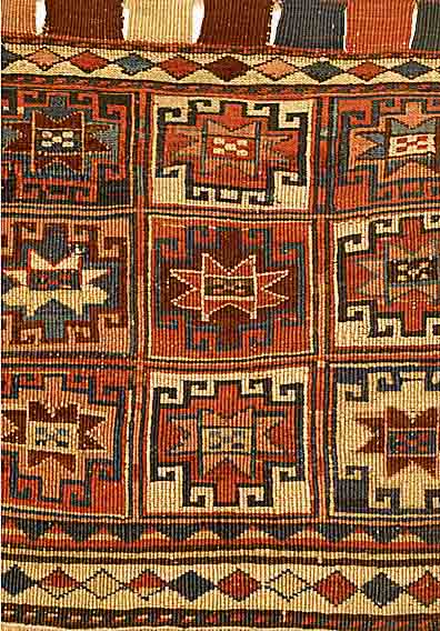 taschenfront Schahsawan, um 1930, Wolle auf Wolle, ca. 65 x 55 cm, SchÄtzwert: 950.- EURO, EHZ: 2