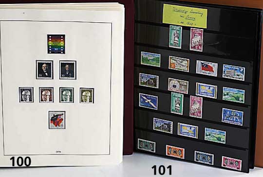 Briefmarkensammlung SAMOA, (ehemals deutsche Kolonie) ab UnabhÄngigkeit 1962 bis 1988, postfrisch, saubere Sammlung im Album
