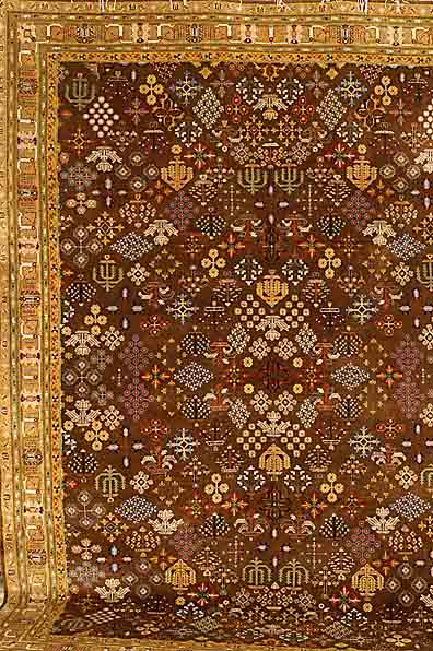 Meymeh, Indien, ca. 10 Jahre, Wolle auf Baumwolle, ca. 330 x 235 cm, SchÄtzwert: 1200.- EURO, EHZ: 2