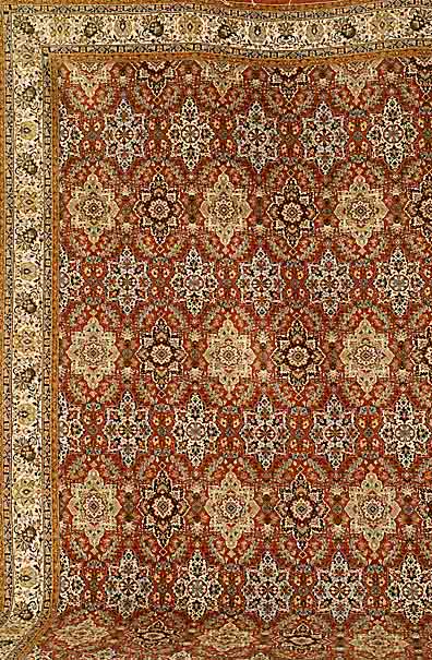 Sarogh fein, China, ca. 20 Jahre, Korkwolle, ca. 390 x 275 cm, SchÄtzwert: 3200.- EURO, EHZ: 2