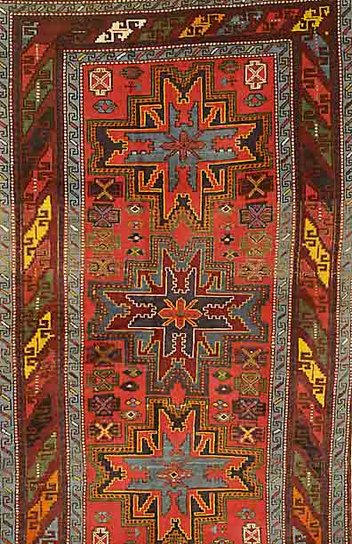 Kazak, Rußland, ca. 40 Jahre, Wolle auf Wolle, ca. 225 x 133 cm, SchÄtzwert: 1450.- EURO, EHZ: 2