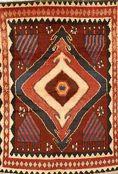 Lori Gabbeh, Persien, ca. 50 Jahre, Wolle auf Baumwolle, ca. 185 x 135 cm, SchÄtzwert: 550.- EURO, EHZ: 3
