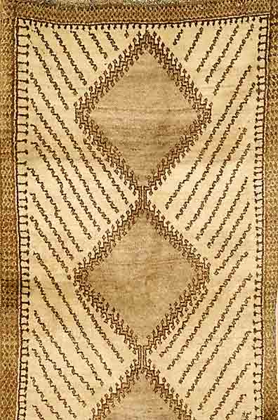 Gabbeh, Persien, ca. 40 Jahre, Wolle auf Wolle, ca. 215 x 120 cm, SchÄtzwert: 650.- EURO, EHZ: 2