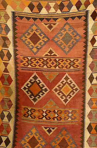 Gashgai Kelim, Persien, ca. 50 Jahre, Wolle auf Wolle, ca. 230 x 135 cm, SchÄtzwert: 750.- EURO, EHZ: 2