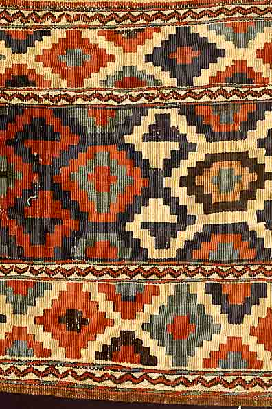 Mafrashteil, Persien, ca. 60 Jahre, Wolle auf Wolle, ca. 43 x 43 cm, SchÄtzwert: 400.- EURO, EHZ: 3