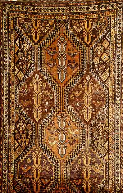 Ghaschgai Alt, Persien, ca. 60 Jahre, Wolle auf Wolle, ca. 286 x 127 cm, SchÄtzwert: 920.- EURO, EHZ: 2