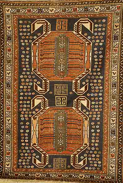 Lenkeran, TÜrkei, ca. 50 Jahre, Wolle auf Wolle, ca. 200 x 140 cm, SchÄtzwert: 850.- EURO, EHZ: 4