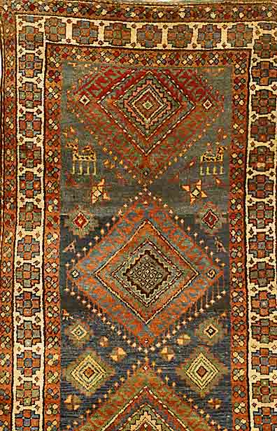 Shahsawan, Persien, ca. 60 Jahre, Wolle auf Wolle, ca. 430 x 110 cm, SchÄtzwert: 1100.- EURO, EHZ: 3
