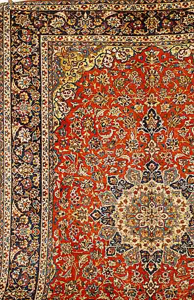 Nadjafabad, Persien, ca. 40 Jahre, Wolle auf Baumwolle, ca. 409 x 284 cm, SchÄtzwert: 1800.- EURO, EHZ: 4
