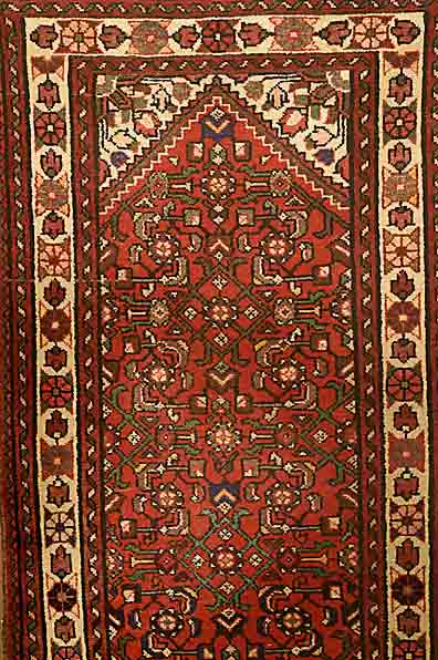 Hosseinabad, Persien, ca. 40 Jahre, Wolle auf Baumwolle, ca. 437 x 87 cm, SchÄtzwert: 450.- EURO, EHZ: 3