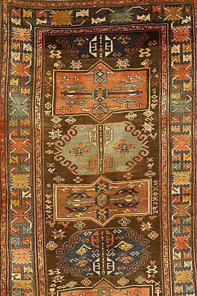 Maghan, Rußland, um 1890, Wolle auf Wolle, ca. 240 x 134 cm, SchÄtzwert: 4800.- EURO, EHZ: 3