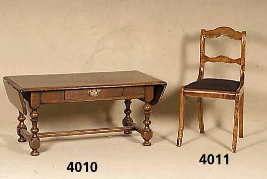 4 BiedermeierstÜhle, wohl deutsch, um 1840/50, Birkewurzel massiv, neu bezogen, Spuren alten Wurmbefalls, ca. 89x45 Sh 48 St 36 cm
