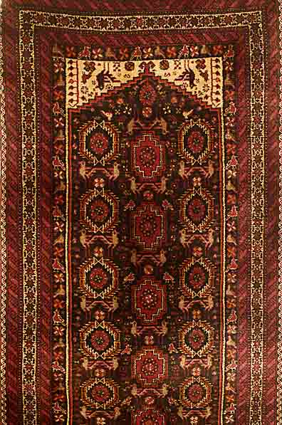 Belutsch, Persien, ca. 30 Jahre, Wolle auf Baumwolle, ca. 188 x 97 cm, SchÄtzwert: 620.- EURO, EHZ: 2