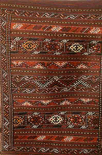 Afshar Getreidesack, Persien, ca. 40 Jahre, Wolle auf Wolle, ca. 97 x 71 cm, SchÄtzwert: 650.- EURO, EHZ: 2