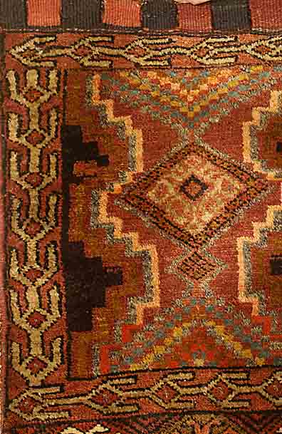 Gashgai Tasche, Persien, ca. 50 Jahre, Wolle auf Wolle, ca. 63 x 58 cm, SchÄtzwert: 380.- EURO, EHZ: 2