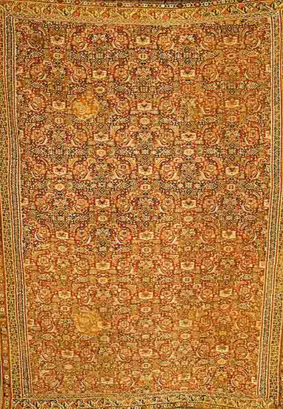 Senneh Kelim fein antik, Persien, um 1860, Wolle auf Wolle, ca. 187 x 133 cm, SchÄtzwert: 5500.- EURO, EHZ: 3, 4 Stellen restauriert