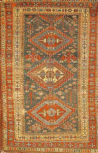 Shirwan, Rußland, um 1900, Wolle auf Wolle, ca. 160 x 108 cm, EHZ: 4