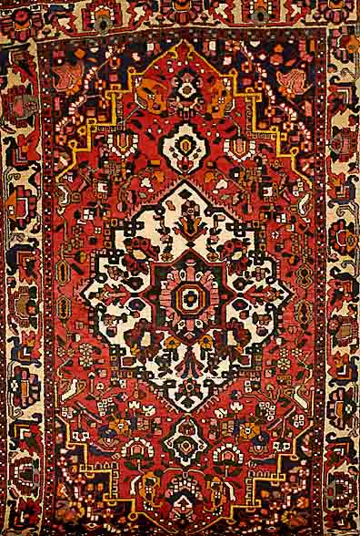 Bachtiar, Persien, ca. 50 Jahre, Wolle auf Baumwolle, ca. 257 x 158 cm, SchÄtzwert: 650.- EURO, EHZ: 3