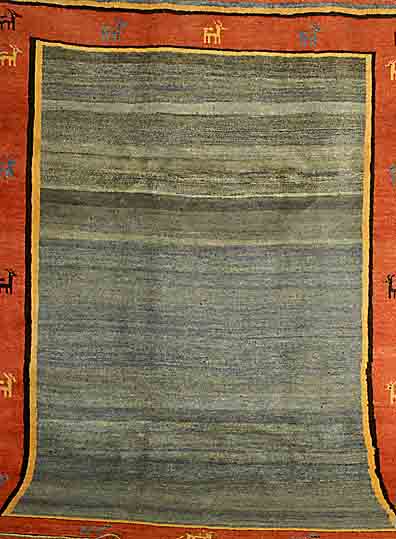 Gabbeh, Persien, ca. 5 Jahre, Wolle auf Wolle, ca. 306 x 235 cm, SchÄtzwert: 950.- EURO, EHZ: 2