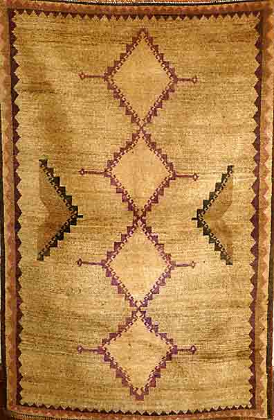 Gabbeh Alt, Persien, ca. 50 Jahre, Wolle auf Wolle, ca. 162 x 110 cm, SchÄtzwert: 850.- EURO, EHZ: 3