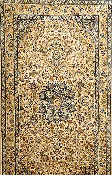 Nain fein, Persien, ca. 30 Jahre, Korkwolle mit Über 70% Seide, ca. 200 x 115 cm, SchÄtzwert: 2500.- EURO, EHZ: 2
