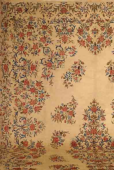 Kerman, Persien, ca. 50 Jahre, Wolle auf Baumwolle, ca. 538 x 321 cm, SchÄtzwert: 2500.- EURO, EHZ: 3.(l.gebrauchtsspuren). gereinigt.