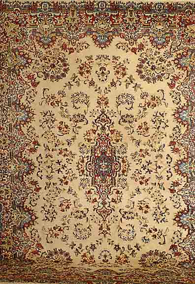 Lawar Alt, Persien, ca. 40 Jahre, Wolle auf Baumwolle, ca. 310 x 226 cm, SchÄtzwert: 1100.- EURO, EHZ: 3