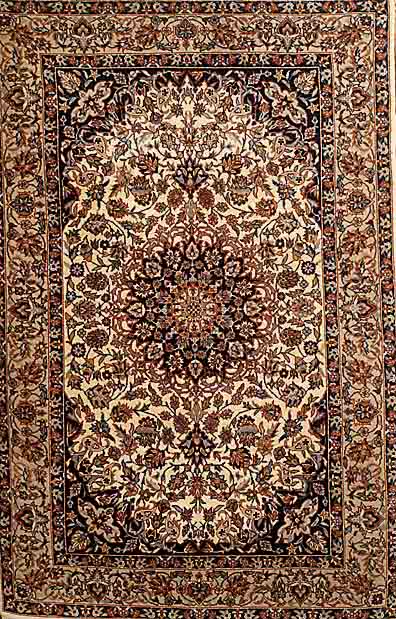Esfahan Indien, ca. 5 Jahre, Korkwolle, ca. 183 x 120 cm, SchÄtzwert: 850.- EURO, EHZ: 2
