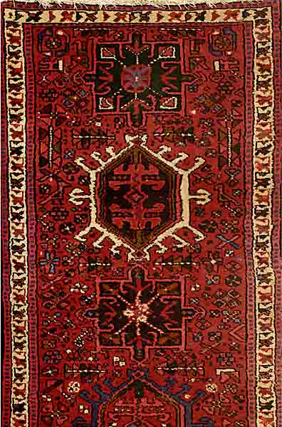 Garadje, Persien, ca. 40 Jahre, Wolle auf Baumwolle, ca. 370 x 82 cm, SchÄtzwert: 850.- EURO, EHZ: 2
