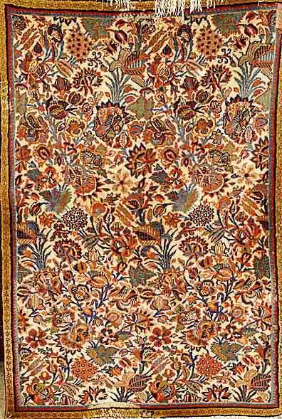 Kashmar, Persien, ca. 40 Jahre, Wolle auf Baumwolle, ca. 190 x 130 cm, EHZ: 3