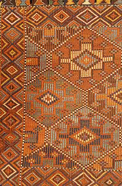 Tasche sumakh, Persien, ca. 65 Jahre, Wolle auf Wolle, ca. 57 x 50 cm, EHZ: 2