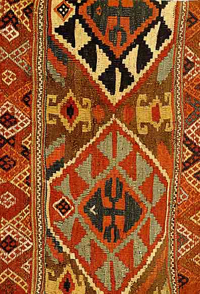 Mafrashteil, Shahsawan, ca. 80 Jahre, Wolle auf Wolle, ca. 80 x 52 cm, EHZ: 3