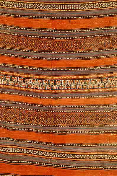 Kelim Rukorsi, Azerbaijan, ca. 85 Jahre, Wolle auf Wolle, ca. 190 x 170 cm, EHZ: 3