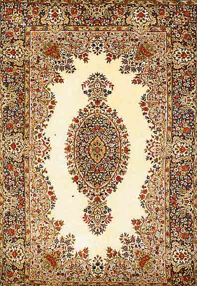 Lawar fein, Persien,ca 20 Jahre, Korkwolle, ca. 242 x 154 cm, SchÄtzwert: 2250.- EURO, ca. 500.000 Kn/qm.Ehz 2.