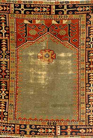 Konja, TÜrkei, um 1880, Wolle auf Wolle, ca. 121 x 110 cm, SchÄtzwert: 800.- EURO, EHZ: 4-5