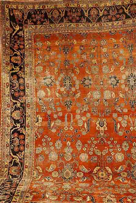 Sarogh, Persien, um 1900, Wolle auf Baumwolle, ca. 482 x 317 cm, SchÄtzwert: 9800.- EURO, EHZ: 4-5, selten