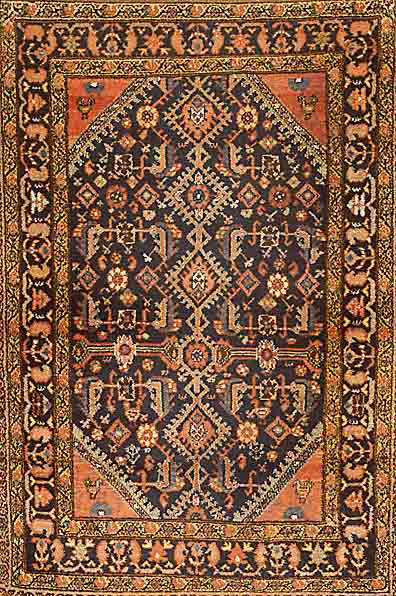 Malayer, Persien, ca. 50 Jahre, Wolle auf Baumwolle, ca. 150 x 103 cm, SchÄtzwert: 450.- EURO, EHZ: 2-3
