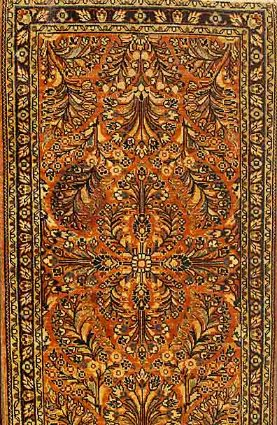 US-Reimport Sarogh, Persien, um 1910, Wolle auf Baumwolle, ca. 120 x 66 cm, SchÄtzwert: 2500.- EURO, ReinigungsbedÜrftig, EHZ: 4