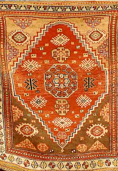 Bergama, TÜrkei, um 1910, Wolle auf Wolle, ca. 130 x 116 cm, SchÄtzwert: 1100.- EURO, EHZ: 3