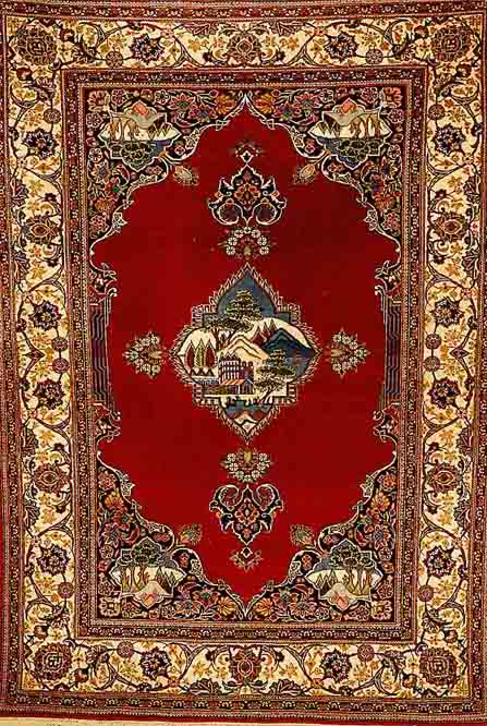Keschan, Persien, ca. 80 Jahre, Wolle auf Baumwolle, ca. 198 x 141 cm, SchÄtzwert: 4500 EURO, EHZ: 2