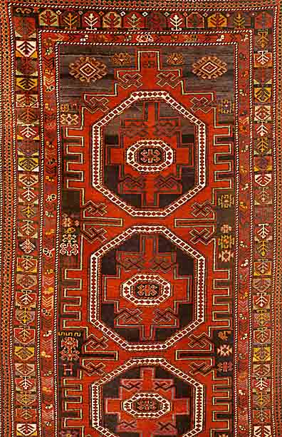 Shirwan, Rußland, um 1930, Wolle auf Wolle, ca. 230 x 124 cm, SchÄtzwert: 2200.- EURO, EHZ: 3-4