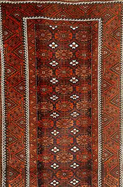Belutsch, Persien, ca. 35 Jahre, Wolle auf Wolle, ca. 213 x 112 cm, SchÄtzwert: 550.- EURO, EHZ: 2