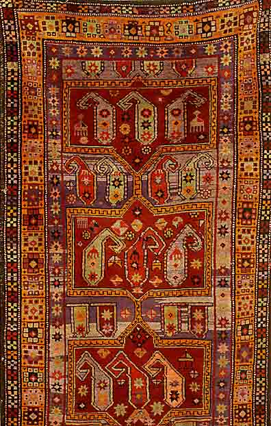 Baku, Rußland, um 1935, Wolle auf Wolle, ca. 225 x 120 cm, SchÄtzwert: 1250.- EURO, EHZ: 3